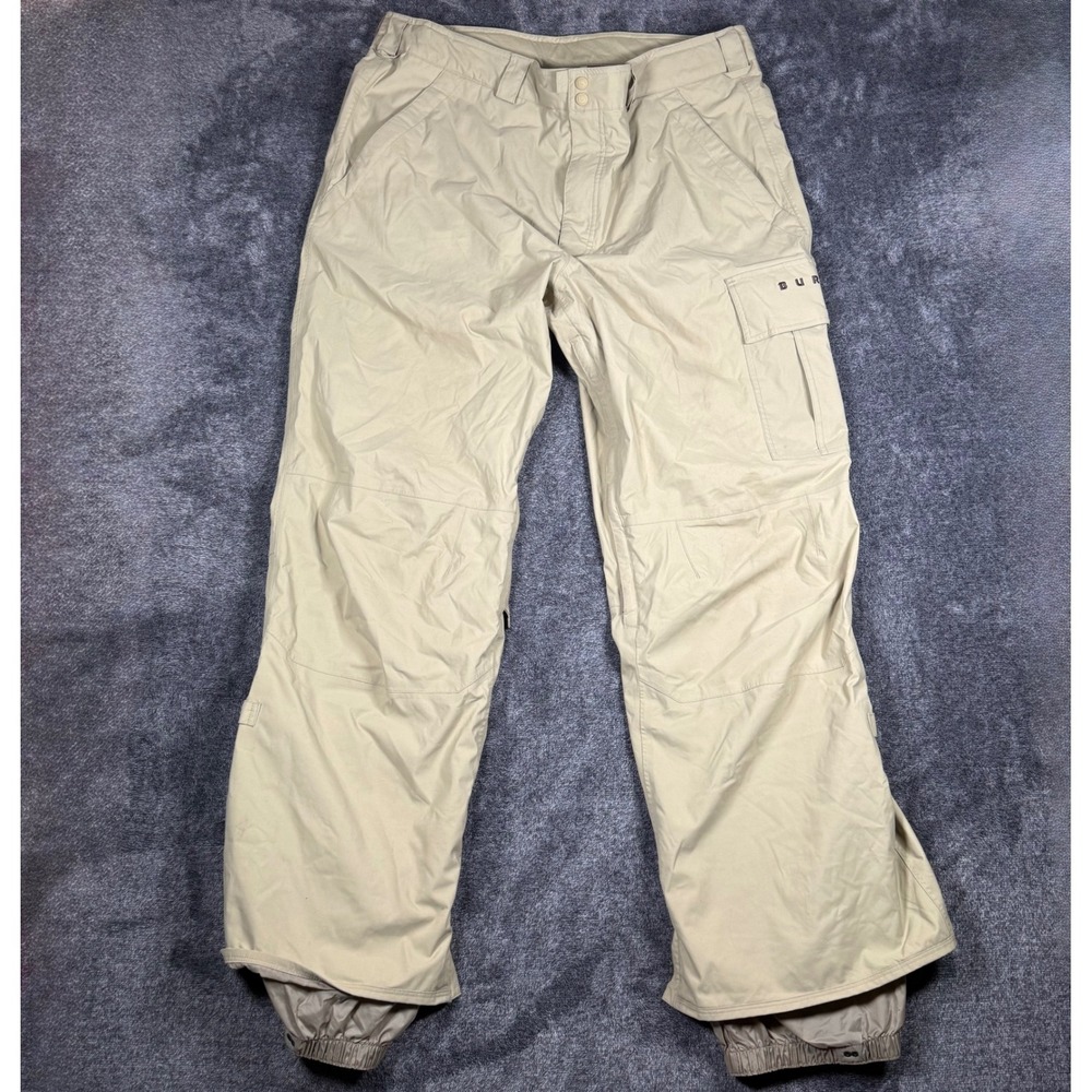 Burton DryRide Snowboard Pants Mens XXL Tan Cargo Ski Y2K Baggy